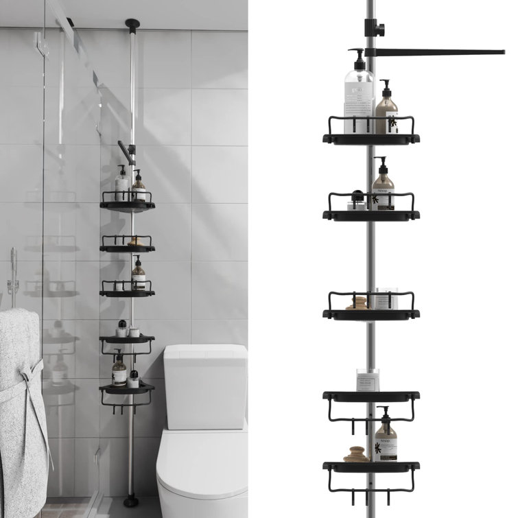 Shower pole online caddy